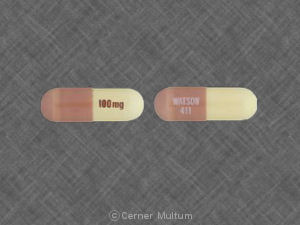 Doxycycline monohydrate 100mg caps